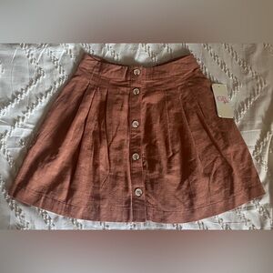 GB Girls NWT Rust Brown Skirt Size Medium